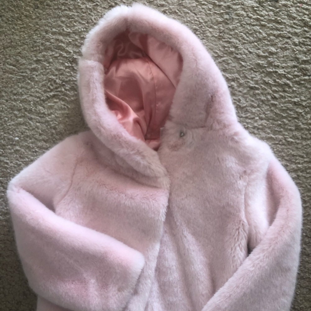 Hanna Anderson faux fur coat